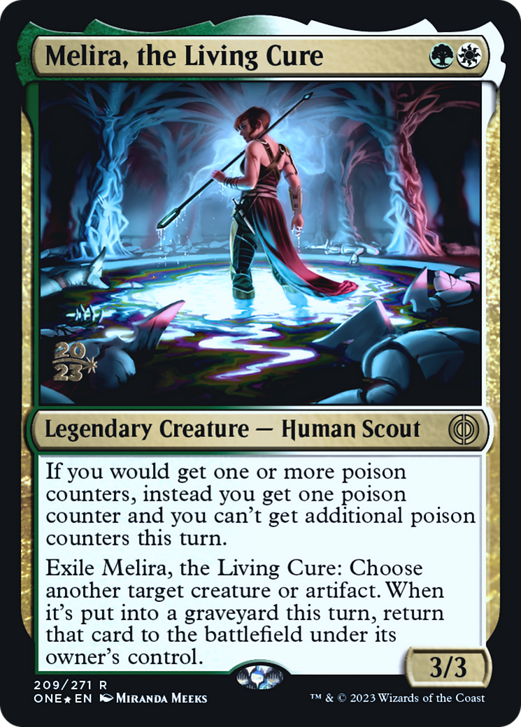 Melira, le remède vivant [Phyrexia : All Will Be One Promos Avant-première] 