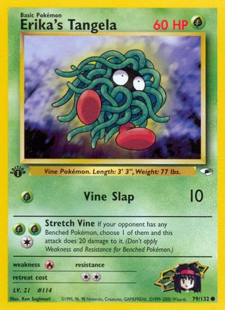 Erika's Tangela 079  - 1st Edition - Common