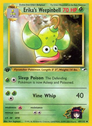 Erika's Weepinbell (49) (49) 049  - 1st Edition - Uncommon