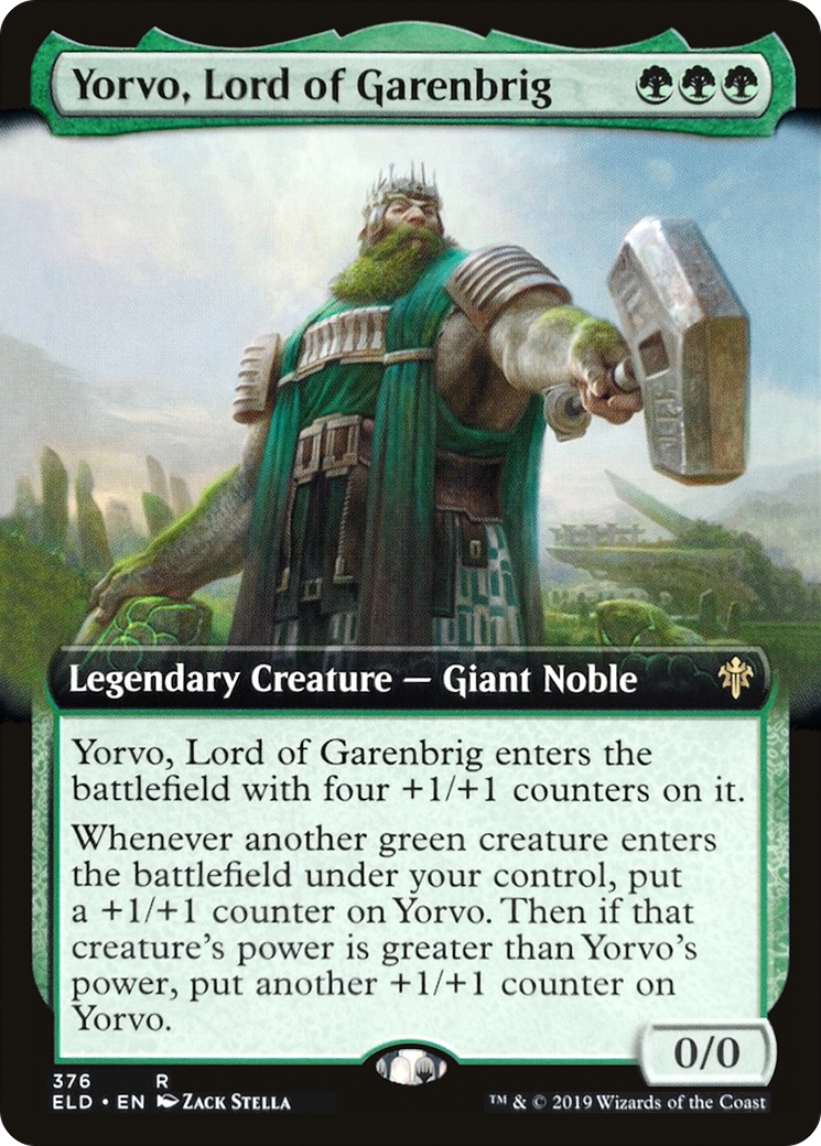 Yorvo, seigneur de Garenbrig (art étendu) [Trône d'Eldraine] 