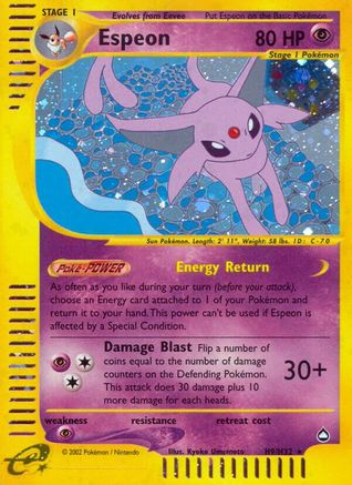 Espeon (H9)  - Holofoil - Holo Rare