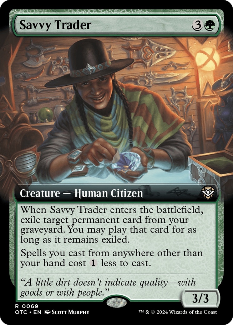 Savvy Trader (Extended Art) [Commandant des hors-la-loi de Thunder Junction] 