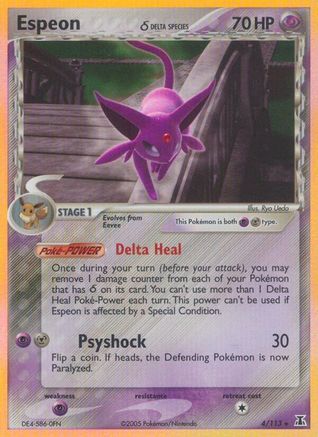 Espeon (Delta Species)  - Holofoil - Holo Rare