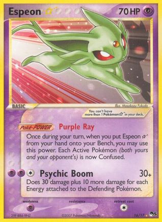 Espeon Star  - Ultra Rare
