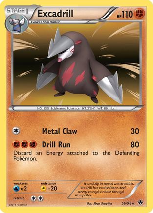 Excadrill (56) (56) 056  - Holofoil - Holo Rare