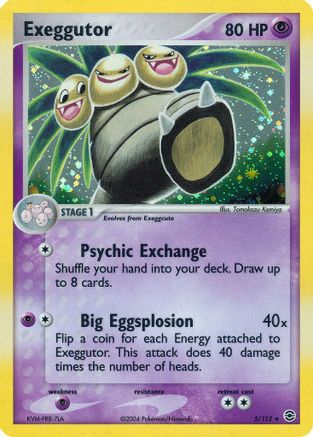 Exeggutor  - Holofoil - Holo Rare