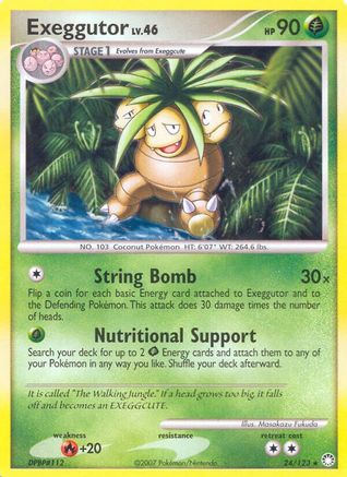 Exeggutor (24/123) [Diamant et perle : trésors mystérieux] 