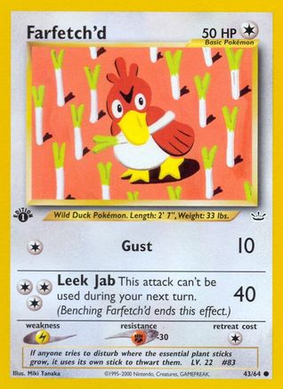 Farfetch'd 043  - 1st Edition - Common