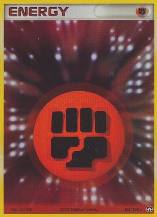Fighting Energy 108/108  - Holofoil - Rare