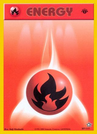 Énergie du feu (107/111) [Neo Genesis 1ère édition] 