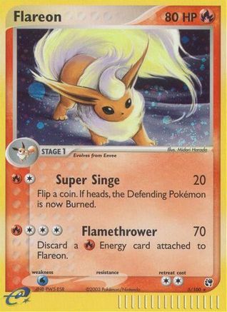 Flareon  - Holofoil - Holo Rare