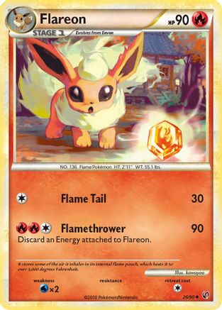 Flareon 026/90  - Uncommon