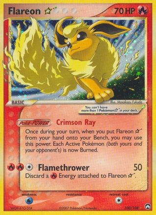 Flareon Star  - Holofoil - Ultra Rare