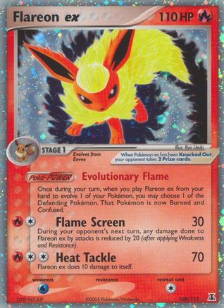 Flareon ex  - Holofoil - Ultra Rare