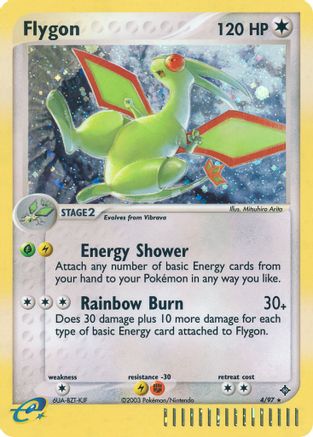 Flygon - 4/97/097  - Holofoil - Holo Rare
