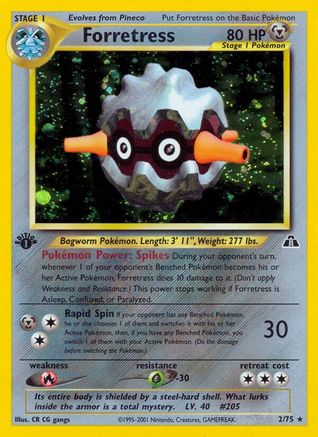 Forretress (2)  - 1st Edition Holofoil - Holo Rare