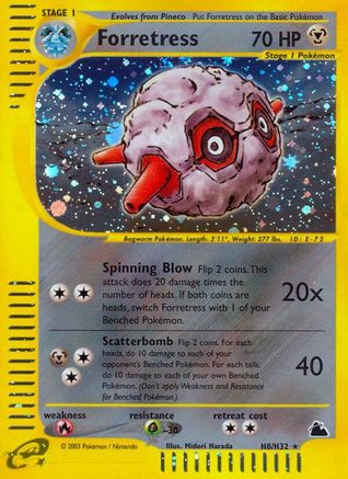 Forretress (H8)  - Holofoil - Holo Rare