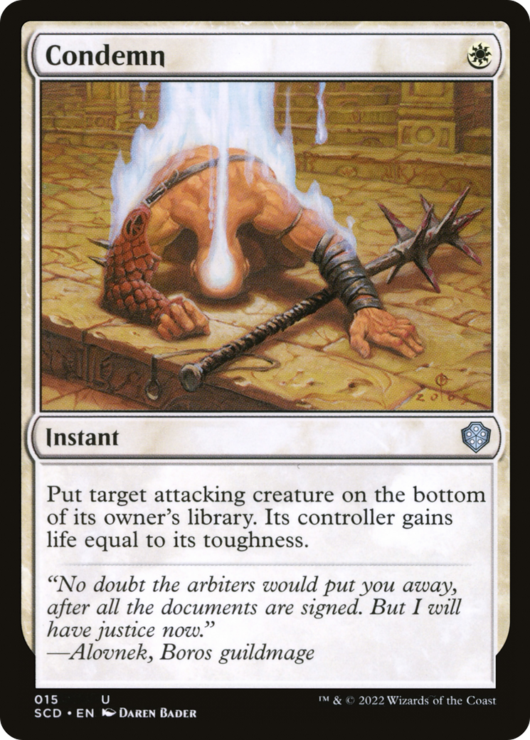 Condamner [Decks Starter Commander] 