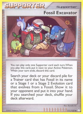 Fossil Excavator 111  - Uncommon