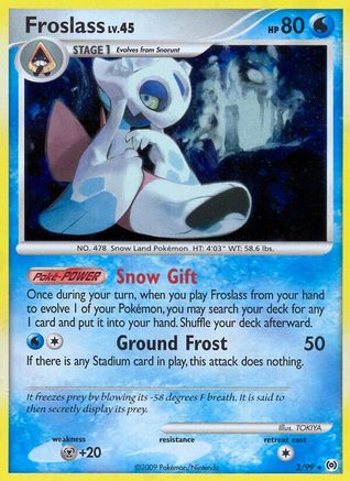 Froslass 002/99  - Holofoil - Holo Rare
