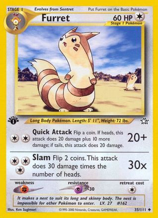 Furret (35/111) [Neo Genesis 1ère édition] 