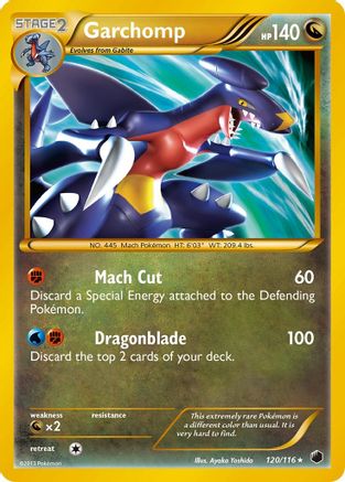 Garchomp (120 Secret Rare)  - Holofoil - Secret Rare