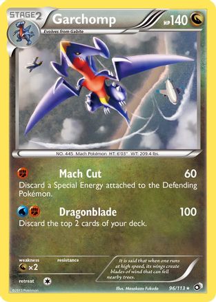 Garchomp 096/113  - Holofoil - Holo Rare