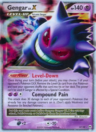 Gengar Lv.X 097  - Holofoil - Ultra Rare