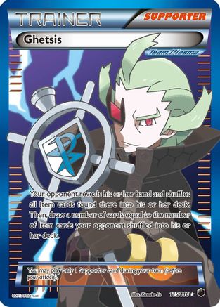 Ghetsis (Team Plasma) (Full Art)  - Holofoil - Ultra Rare