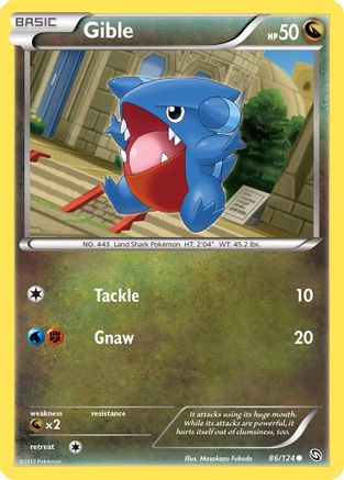 Gible (86) (86) 086  - Common