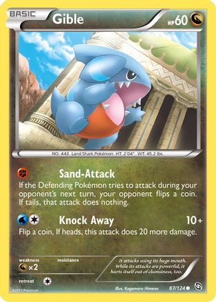 Gible (87/124) [Noir et Blanc : Dragons Exaltés] 