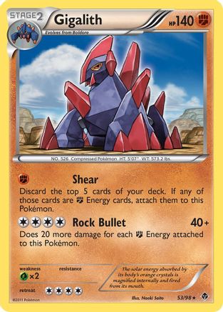 Gigalith (53/98) [Noir et blanc : puissances émergentes] 