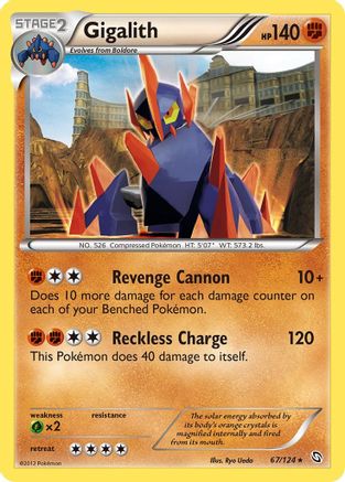 Gigalith  - Holofoil - Holo Rare