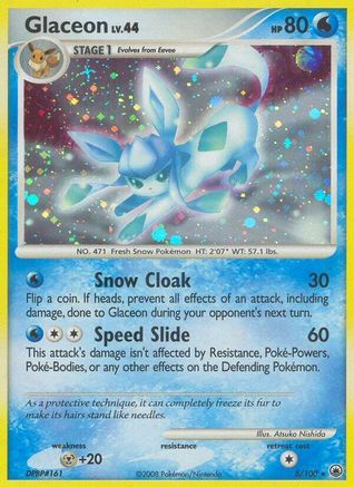 Glaceon (5)  - Holofoil - Holo Rare