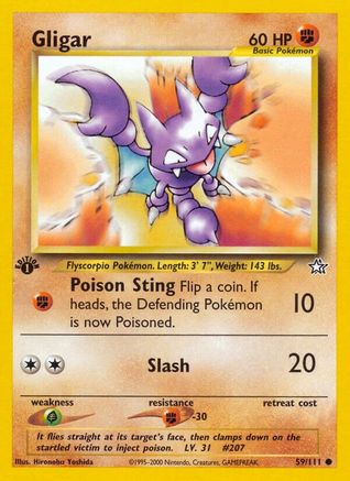 Gligar 059  - 1st Edition - Common