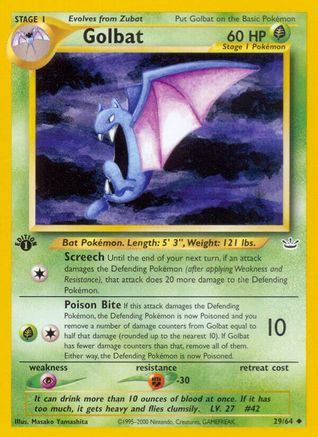 Golbat (29/64) [Néo Révélation 1ère édition] 