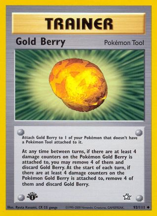Gold Berry 093  - 1st Edition - Uncommon
