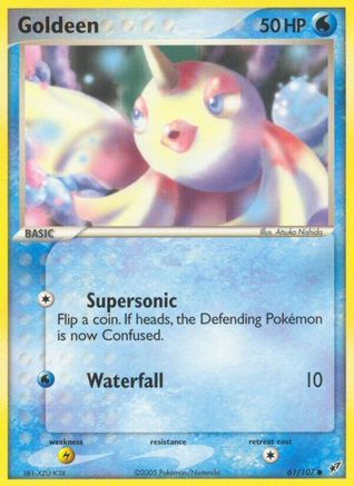 Goldeen 061/107  - Reverse Holofoil - Common