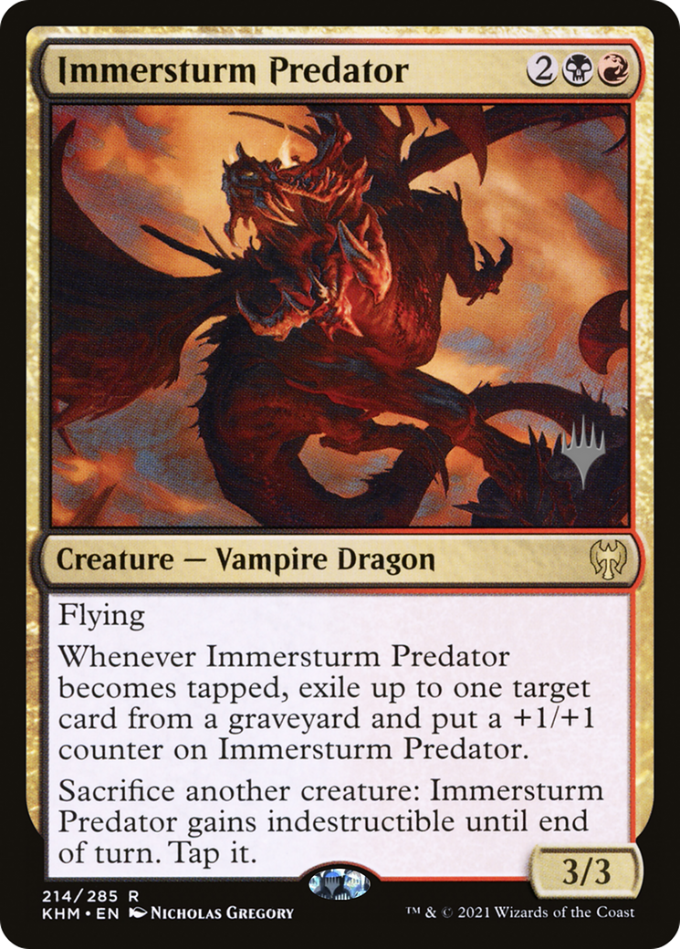 Immersturm Predator (Pack promotionnel) [Promotions Kaldheim] 