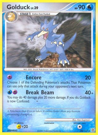 Golduck 028  - Rare