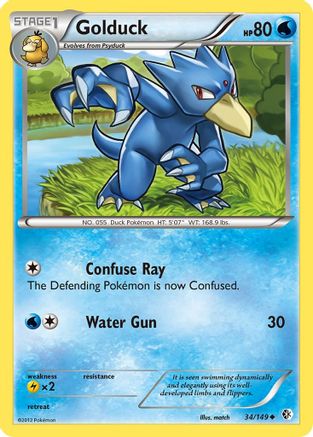 Golduck (34)  - Uncommon