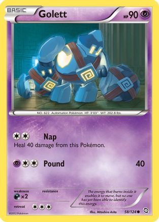 Golett (58/124) [Noir et blanc : Dragons exaltés] 