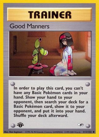 Good Manners 111  - 1st Edition - Uncommon