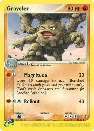 Graveler - 30/97/097  - Uncommon
