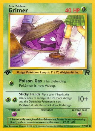 Grimer 057  - 1st Edition - Common