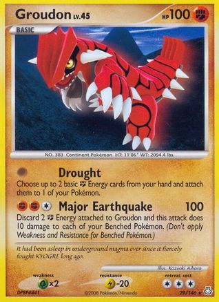 Groudon  - Rare