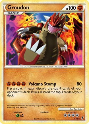 Groudon  - Holofoil - Holo Rare