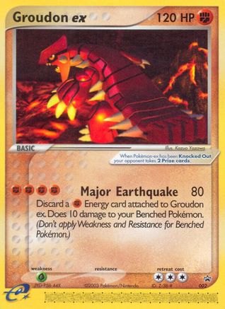 Groudon ex - 002 (Nintendo Power Magazine)  - Promo