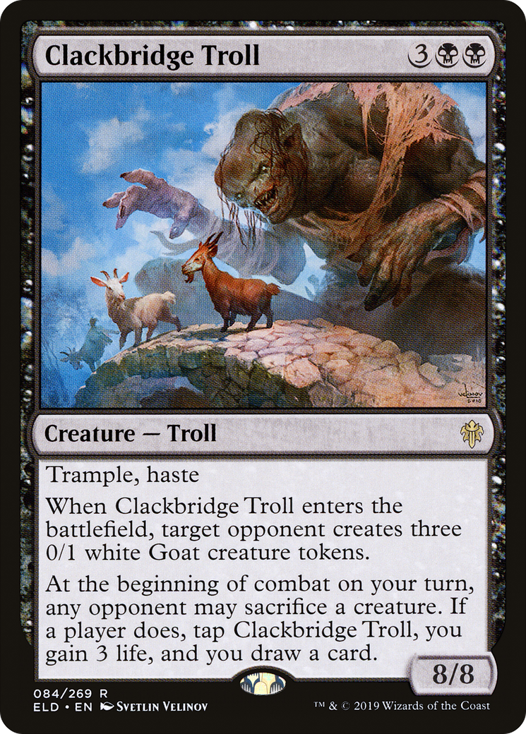 Troll de Clackbridge [Trône d'Eldraine] 
