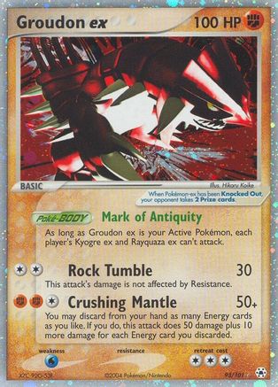 Groudon ex  - Holofoil - Ultra Rare